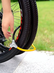 Alloy Bicycle Lock Bicycle Ring Shape Lock Durable Anti-theft Bicycle Lock Waterproof Bike Lock Alloy Ring Bike Lock