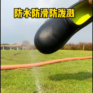 Black Non Slip Shoes Chef Shoes For Men Women Non-Slip&Oil-Proof Work Shoes Thick soled shoes flat shoes Slip On Shoes