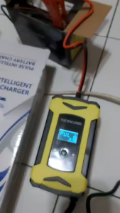 RAJA Taffware Charger Cas Aki Otomatis untuk Aki Mobil Motor Venus 12V 6A Layar LCD Digital Smart