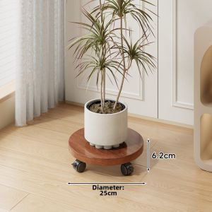 Movable Plant Stand with Wheels