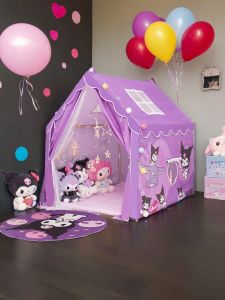 Princess Purple Childrens Tent Indoor Game House Girls Small House Bedding Kawaii Meilidi Mosquito Net Toy for Kids