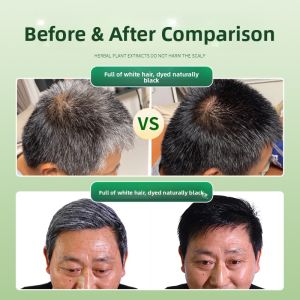 QIAOCHONG | Plant Mens Hair Dye Gel No Scalp Stain
