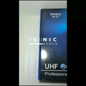 IKONIC Mikrofon Wireless UHF Mic tanpa kabel jarak jauh Microphone Densen M-35