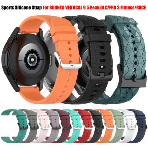 20MM 22MM Silicone Watch Strap for SUUNTO VERTICAL 9 5 Peak DLC/PRO 3 Fitness Band for SUUNTO RACE Sport Repalcement Watchbands