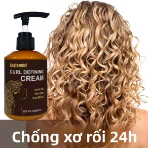 Kem Tạo Kiểu Tóc Adglamful Curl Giữ Nếp 24 Giờ Không Cần Gội Tạo Kiểu Trong 3 Phút Dưỡng Ẩm Nhẹ Dịu Cho Tóc Khô Không Nhờn Không Cặn Hoàn Hảo Cho Tóc Xoăn Cứng