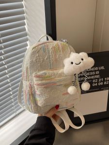 Good-looking Cute Girl Girls Backpack Ins Cute Small Bookbag Mini Bag Female College Student Spring Outing Backpack