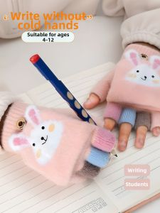JIFANPAUL | Half-Finger Thermal Gloves for Girls