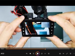 FHD 1080P dashcam Front and back car Camera dual lens recorder Asawin A12J night vision Auto cycle video 3.0 Inch IPS Screen