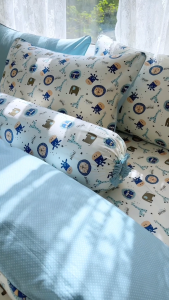 [FineLivin] [SINGLE/SUPER SINGLE] | Kids Bedsheets |100% Pure Cotton| Fitted Bedsheet/Quilt Cover[J-2]