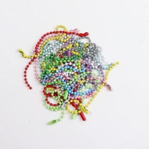 20/40/60/80/100pcs Ball Bead Chains Fits Key Chain/Label Hand Tag Connector For DIY Bracelet Jewelry Making Accessories 10/12cm