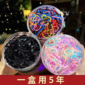 ยางรัดผมแบบใช้แล้วทิ้งสำหรับเด็กผู้หญิง รัดผมแบบใช้แล้วทิ้ง ไม่ทำลายผม เครื่องประดับผมสำหรับเด็กผู้หญิง