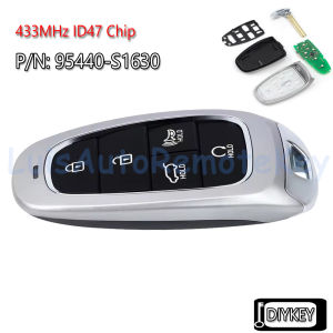 Smart Remote Key Fob 433MHz ID47 Chip for Hyundai Santa Fe 2021 2022 2023 2024 95440-S1670 95440-S1630 95440-S1570 95440-S1530