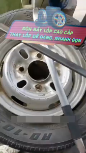 🚗Cây Nạy Lốp Xe Ô Tô – Tay Cầm Cao Su Êm Ái Bảo Vệ Tay K2-1.2