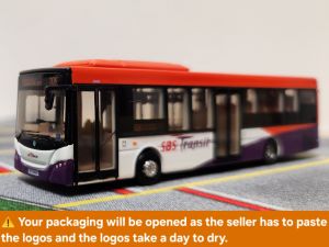 1:110 scale Singapore Scania K230UB bus model service 109