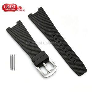Strap for Patek Philippe Nautilus Silicone Band for 55711 5712 5726 5980 Concave Interface Watch Band 25*12mm Women Men Bracelet