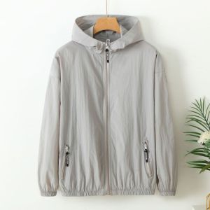 Áo Chống Nắng Mùa Hè 2024 Dành Cho Nữ Dáng Ngắn Mỏng Thoáng Khí Thời Trang Thường Ngày Dài Tay Màu Trơn Áo Khoác Ngoài