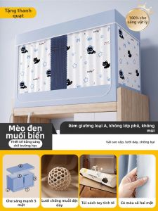 LANWUXUAN | Màn Cán Không Cần Lắp Đặt Cho Giường Sinh Viên