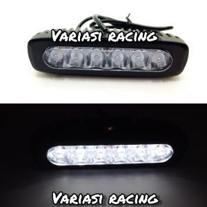 LAMPU TEMBAK Sorot LED Bar Cree 6 mata 18W-12v LED Spot work Putih Light-putih Universal