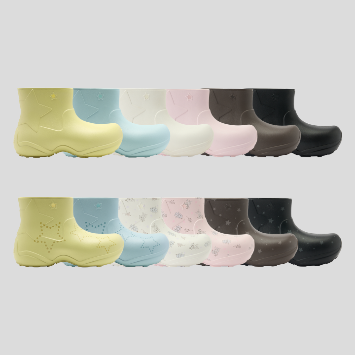 GOOD BAI | Giày Boots Cổ Ngắn Đính Sao