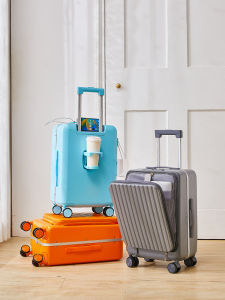 Business Multi-Function Aluminum Frame Travel Luggage Carry-On Suitcase Password Lock Wheel Spinner for Men And Women