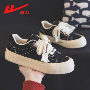 Womens Canvas Shoes Thin Bottom Thick Heel Versatile Sports Sneakers Summer New Style Casual Cross Buckle Pure Color Low Top