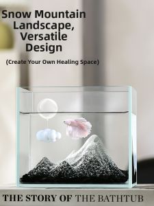 CHONGXIAOSHUAI | Ultra Clear Creative Snow Scene Goldfish Tank