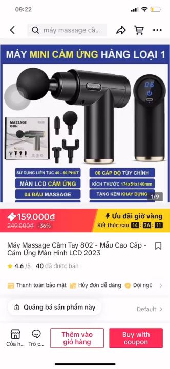 (HÀNG NHẬP KHẨU)Massage gun,xúng massage cầm tay,Máy mát xa cầm tay Massage Gun chính hãng xung massage gun cầm tay giảm căng cơ Máy (xúng) massage cầm tay tốc độ trj đau nhức giãn cơ.