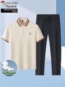 TUCANO | Summer Ice Silk T-Shirt and Pants Set