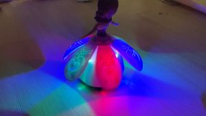 Childrens electric universal rotating light music dancing princess