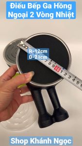 Điếu bếp gas hồng ngoại FI120 có 2 chế độ nhiệt-Nấu tiết kiệm gas- Lắp thay thế các loại bếp 2 họng lửa