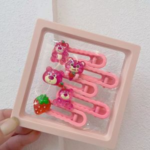 Adorable Baby Hair Clips Full Wrap Cloth No Damage to Hair Baby Toddler Hair Accessories Cute Cartoon Style from China