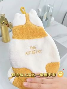 T888 ผ้าขนหนูเช็ดมือ ดูดซับน้ําได้ดี ลายการ์ตูน ผ้าไมโครไฟเบอร์ พร้อมส่ง