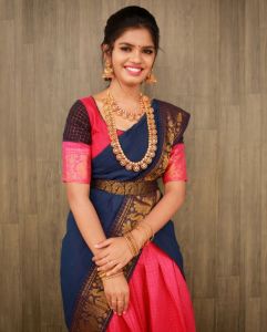 ( READY STOCK ) Half Saree Now In Trend 100% pure qaulity with awasome finishing work same as video / Heavy kanchipuram silk lehanga blouse along with heavy Duppta