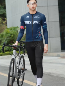 WOSAWE Summer Men Cycling Pants Shockproof 4D Padded Breathable Quick Dry Sports Bike Tights