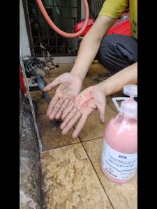 2 Litre Industrial Heavy Oil Stain Hand Wash Cleaner With Grit Remove Heavy Oil Stain Hand Washing Remover Hand Scrub Sanitizer