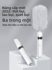 MONLEYTA | Dụng cụ lau nhà điện từ tính có thể kéo dài không rụng lông thanh gỗ siêu dài dụng cụ vệ sinh gia đình dụng cụ hút bụi