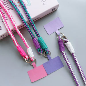 Handwoven Extended Crossbody Mobile Phone Lanyard Durable Detachable Clip Hanging Decoration Thickened Loss Prevention