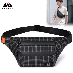 UPGREE Mens Chest Bag Shoulder Bag Large Capacity Shoulder Bag Wear-resistant Cross body Shoulder Pouch Purse Man Shoulder Bag Leisure Shoulder Bag Waist Bag