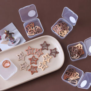 Cute Star Baby Girl Hair Accessories: Elastic Bands & Milk Coffee BB Clips