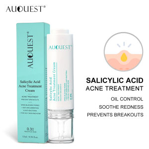 AUQUEST Salicylic Acid Acne Face Cream Pore Blackhead Removal Oil Control Niacinamide Facial Cream Skin Care