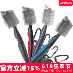 Multi-function Double-sided Steel Wire Nylon Golf Club Brush