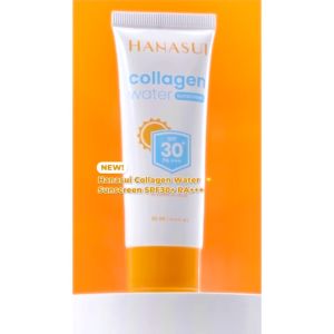 BPOM Hanasui Collagen Water Sunscreen SPF 30 - Ringan & Mencerahkan Kulit No Whitecast Tidak Kusam Berminyak