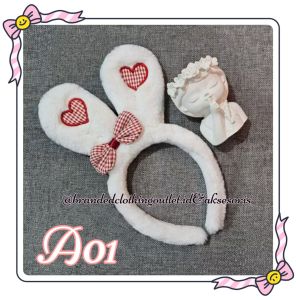 BANDO KELINCI ELASTIS IMPORT PREMIUM / BANDO MERAH PUTIH / BANDO TELINGA KELINCI PITA LOVE / BANDANA RABBIT VINTAGE / BANDO BULU KOREAN STYLE / BANDO BULU LEMBUT / BUNNY HAIRBAND / PRB3815