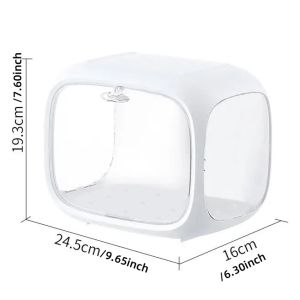 Labubu Display Box Anti-Dust Figure Showcase Transparent Doll Case Storage Organizer for Collectible Toys(without columns)