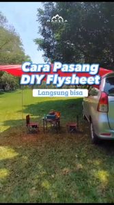 Paket DIY Awning Tenda Mobil Car Campervan Overlander Offroad Camping Camper Van Mahesa Outdoor