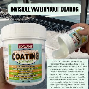 Transparent Waterproof Coating Sealant Paste Glue with Brush - Invisible Roof & Bathroom Repair Adhesive - 100g/300g