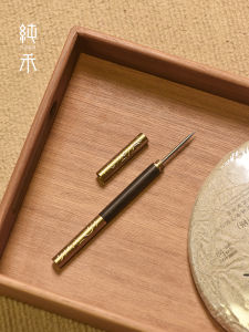 Handmade Wooden Tea Knife Stainless Steel Puer Tea Cake Opener Kung Fu Tea Set Accessories Chinese Style Dining Tableware