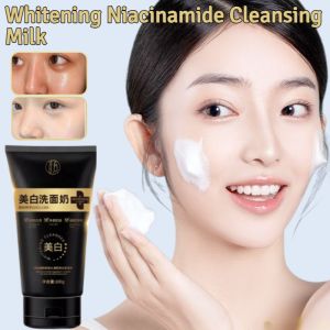 Whitening Niacinamide Cleansing Milk Brightening Shrink Pores Facial Cleanser Deep Cleansing Foam Cleanser