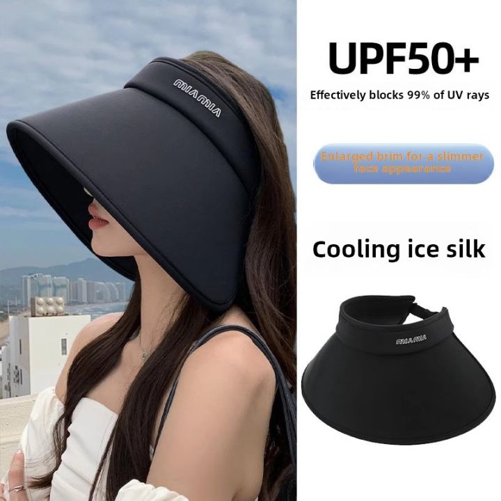 Ice%20Silk%20Womens%20Summer%20Wide%20Brim%20Sun%20UV%20Protection%20Cycling%20Outdoor%20Face%20Covering%20Empty%20Top%20Cap%20Breathable%20Hat%20-%20Image%207