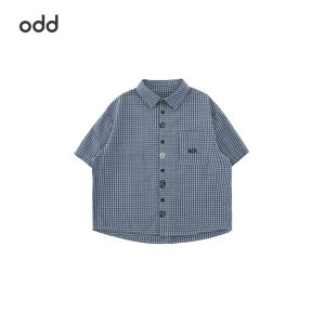 Blue Check Lightweight Shirt Breathable Summer Fashion